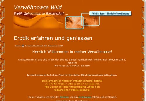 Verwöhnoase Wild Erotik Geheimtipp in Bassersdorf
